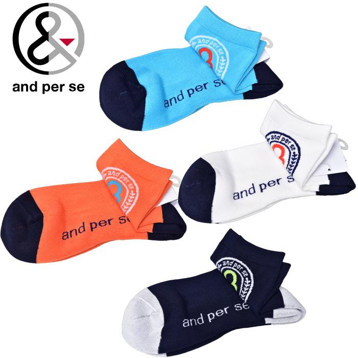 アンパスィ and per se ゴルフ 2026春夏新作 レディース ソックス | and per se