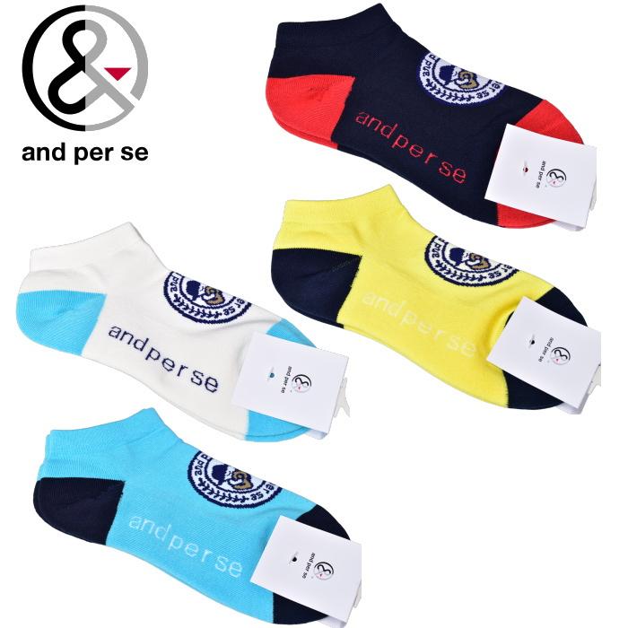 アンパスィ and per se ゴルフ 2026春夏新作 レディース ソックス | and per se