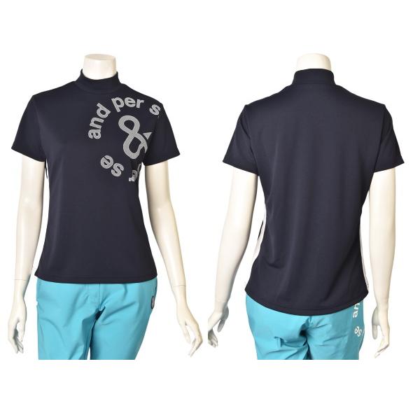 and per se ゴルフ　2025春夏新作　モックネック半袖 and per se 20％OFFセール！ アンパスィ ゴルフ 2025春夏新作 メンズ