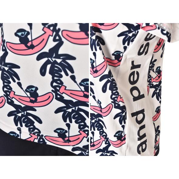 20％OFFセール！アンパスィ and per se ゴルフ 2025春夏新作 レディース 半袖ポロシャツ 服 ゴルフウェア アウトレット and per se（アンパスィ） 20％OFFセール！ ゴルフ 2025春夏新作