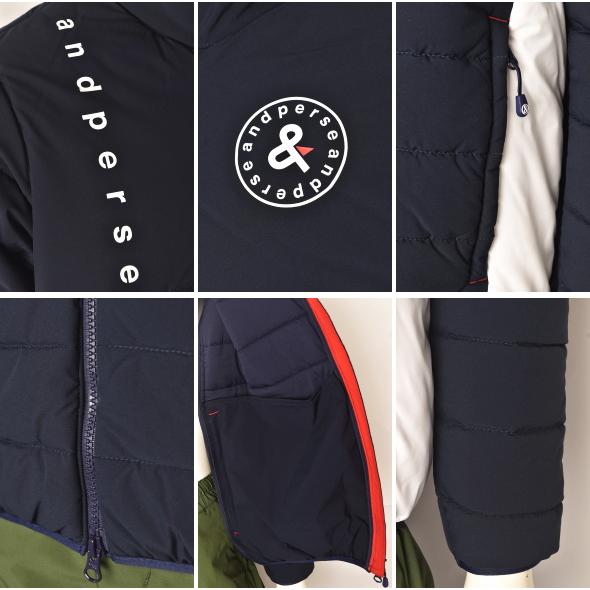 and per se アンパスィ ゴルフ 中綿 ブルゾン and per se 20％OFFセール！ アンパスィ ゴルフ 2024秋冬新作