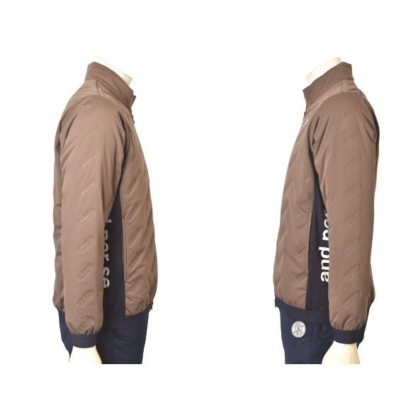 and per se アンパスィ ゴルフ 2025秋冬新作 メンズ 中綿ジップアップ