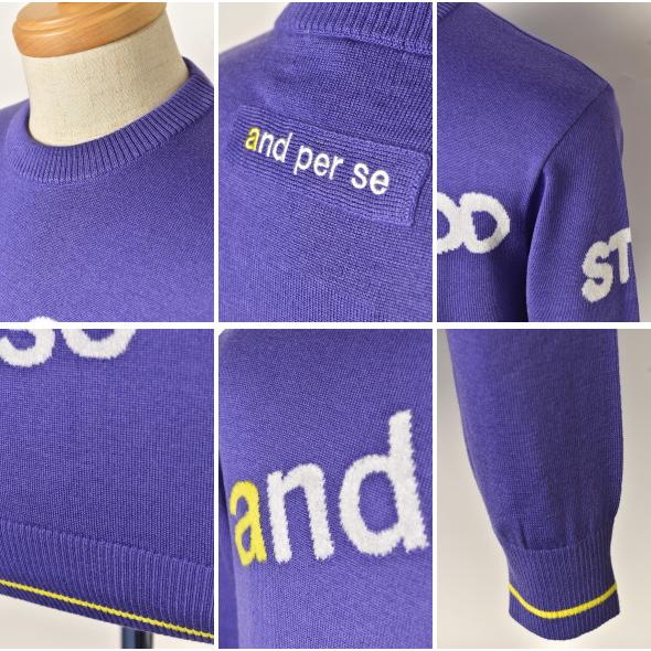 20％OFFセール！アンパスィ and per se ゴルフ 2023秋冬新作 メンズ カシミヤ ハイネックセーター 服 ゴルフウェア 20％OFFセール！ アンパスィ and per se ゴルフ 2023秋冬新作 メンズ