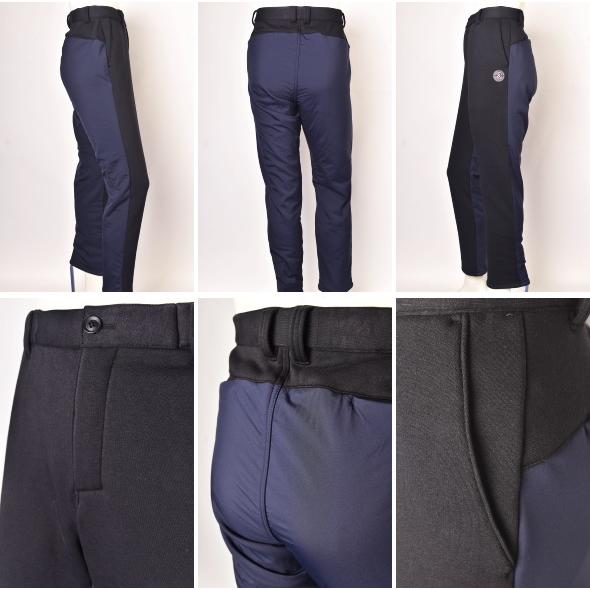 20％OFFセール！アンパスィ and per se ゴルフ 2024秋冬新作 メンズ 裏起毛異素材使いテーパードパンツ 服 ゴルフウェア and per se（アンパスィ） 20％OFFセール！ ゴルフ 2024秋冬新作