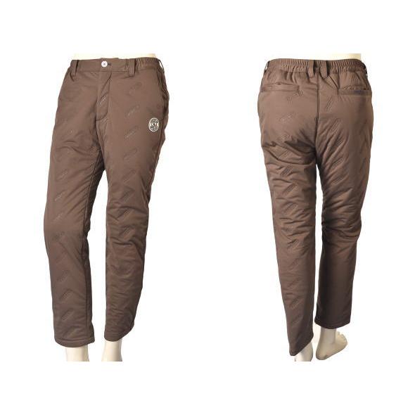 【新品】and per se 中綿　薄茶色 ゴルフパンツ　XL and per se（アンパスィ） ゴルフ 2025秋冬新作 メンズ 中綿パンツ 服