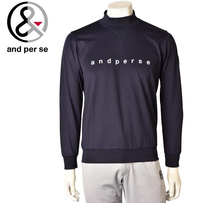 アンパスィ　and per se 長袖　M and per se アンパスィ 長袖シャツ レディース ゴルフウェア