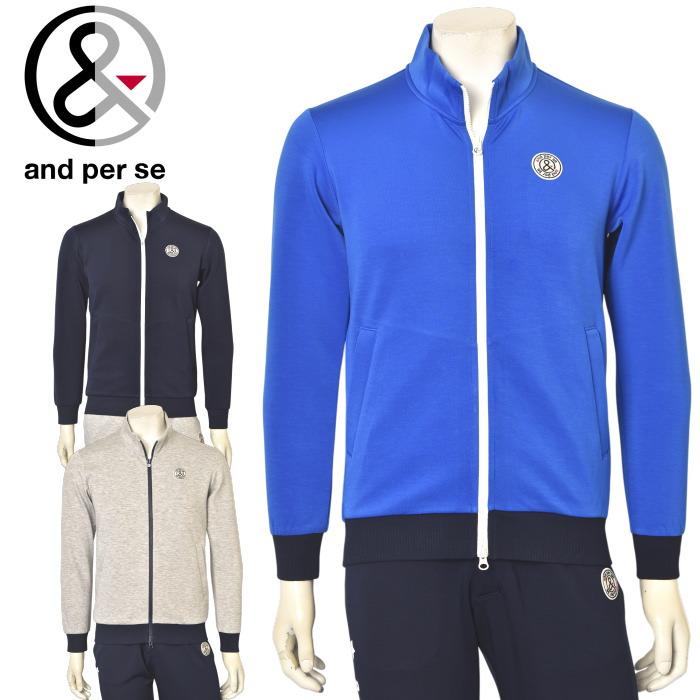 アンパスィ　アウター and per se（アンパスィ） ゴルフウェア 半袖ウインドブレーカー 秋 冬