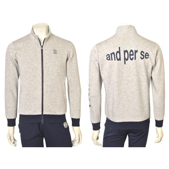 極美品 and per se トラックジャケット サイズLL/XL相当 ゴルフ 極美品 and per se トラックジャケット サイズLL/XL相当 ゴルフ 極美品