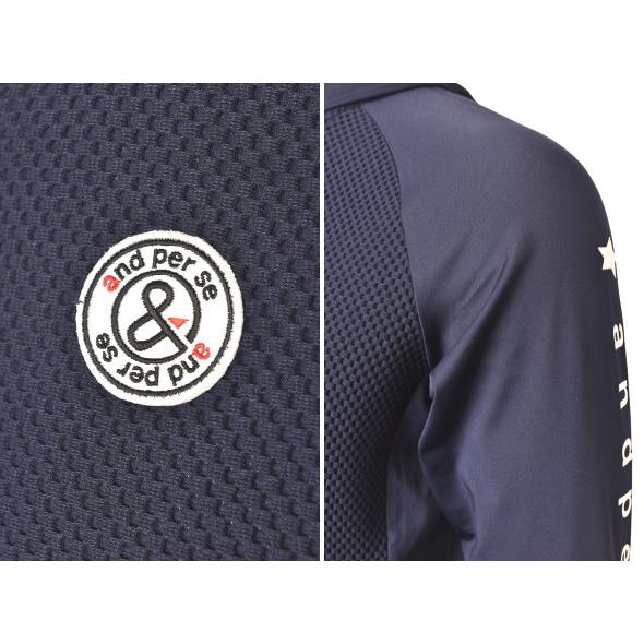 and per se アンパスィ ゴルフ 2025秋冬新作 メンズ フーディー