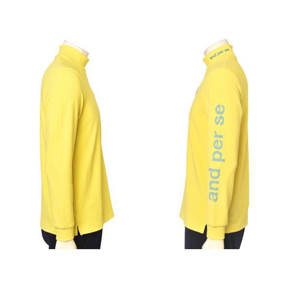 ✴︎新品✴︎and per se長袖ハイネック and per se アンパスィ ゴルフ 2025秋冬新作 メンズ 長袖