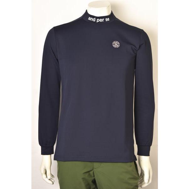 and per se アンパスィ　タートルネック　裏起毛　長袖シャツ　ゴルフ　M and per se（アンパスィ） 20％OFFセール！ ゴルフ 2024秋冬新作