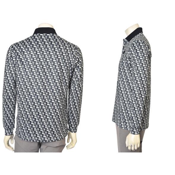 and per se アンパスィ ゴルフ 2025秋冬新作 メンズ 長袖ポロシャツ 服