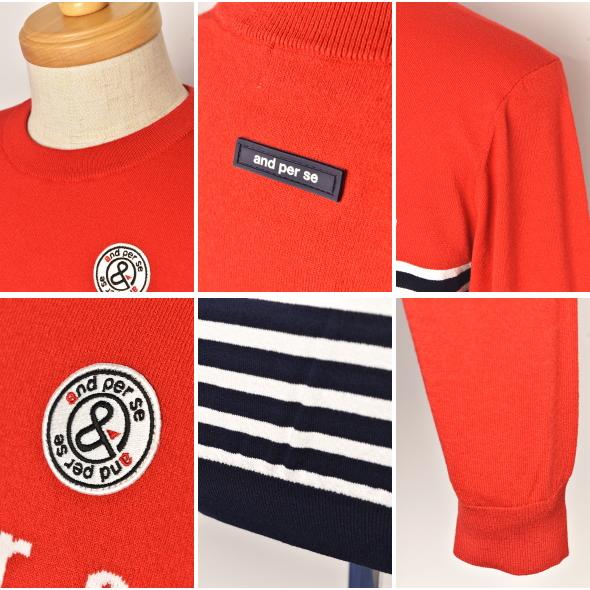 and per se 20％OFFセール！ アンパスィ ゴルフ 2024春夏新作 メンズ