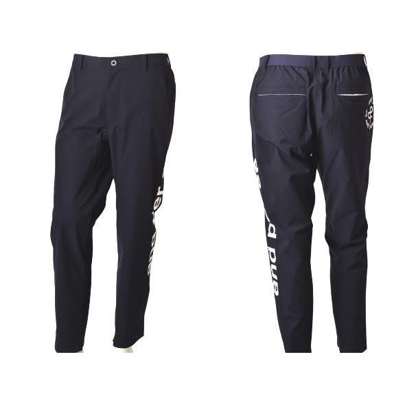 and per se アンパスィ　総柄　ゴルフパンツ　ロゴ　ゴルフ　GOLF 紺 and per se アンパスィ 総柄 ゴルフパンツ ロゴ ゴルフ GOLF 紺