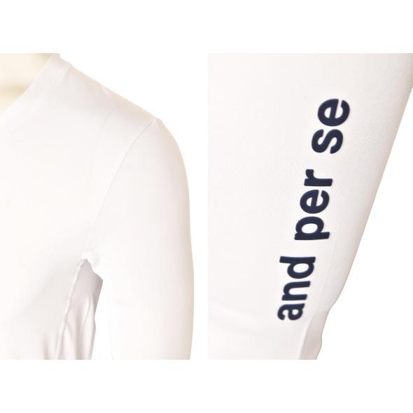 and per se アンパスィ ゴルフ 2025春夏新作 メンズ Vネック