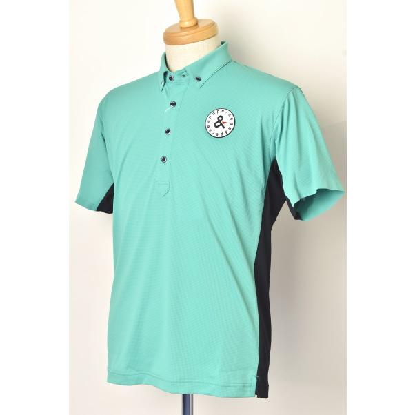 20％OFFセール！アンパスィ and per se ゴルフ 2024春夏新作 メンズ 半袖ボタンダウンポロシャツ 服 ゴルフウェア and per se（アンパスィ） 20％OFFセール！ ゴルフ 2024春夏新作