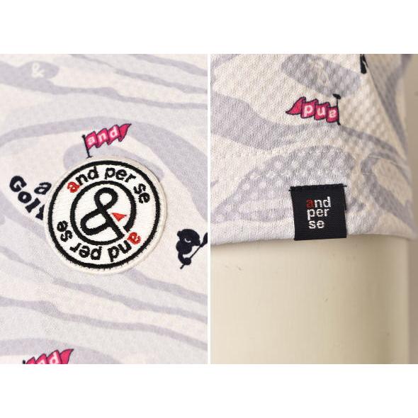 2025新作 and per se 新品未使用タグあり　定価24200円 and per se 20％OFFセール！ アンパスィ ゴルフ 2025春夏新作 メンズ