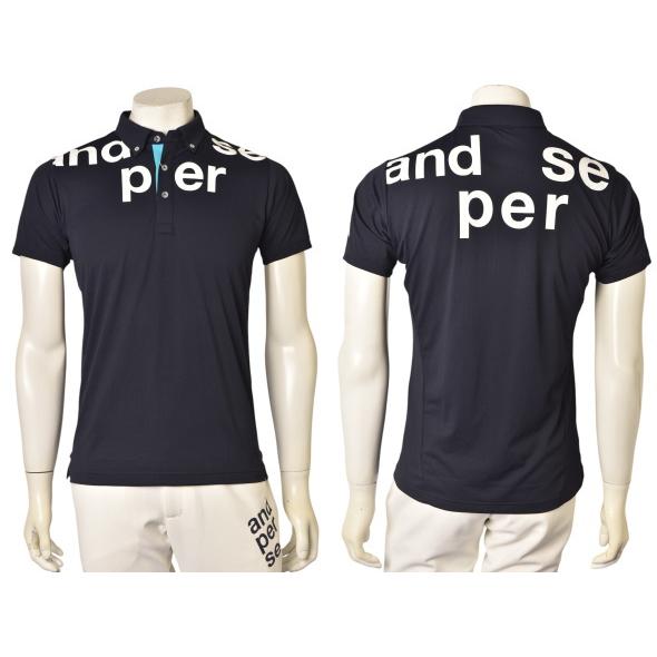 20％OFFセール！アンパスィ and per se ゴルフ 2025春夏新作 メンズ 半袖ボタンダウンポロシャツ 服 ゴルフウェア アウトレット and per se（アンパスィ） 20％OFFセール！ ゴルフ 2025春夏新作