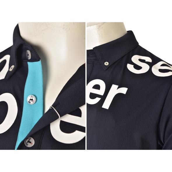 and per se ネイビー L ゴルフシャツ and per se 20％OFFセール！ アンパスィ ゴルフ 2025春夏新作