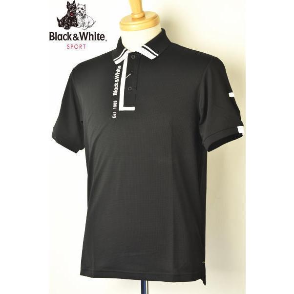 ブラック＆ホワイト Black&White ゴルフ 2021春夏新作 メンズ 半袖