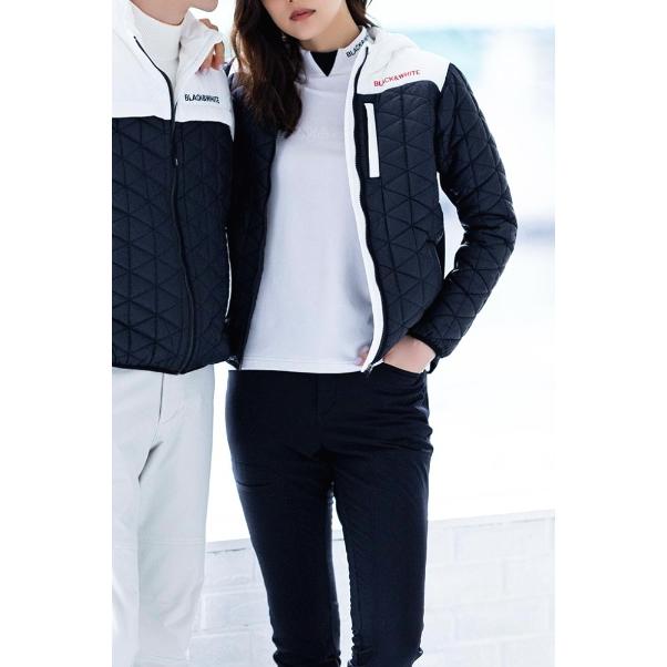 新品 Black & White レディースブルゾン Black＆White（ブラック&ホワイト） 50％OFFセール！ ゴルフ 2023秋冬