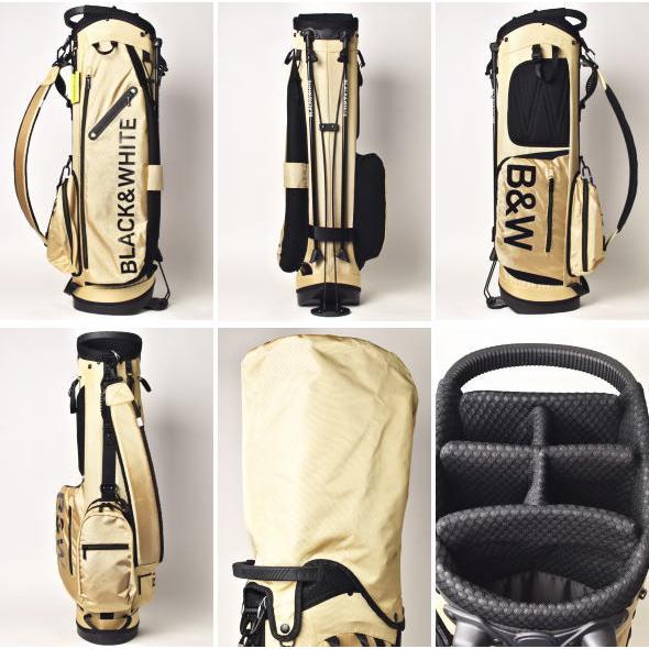 30％OFFセール！ ブラック＆ホワイト Black&White ゴルフ 2022春夏新作 ユニセックス メンズ レディース キャディバッグ 