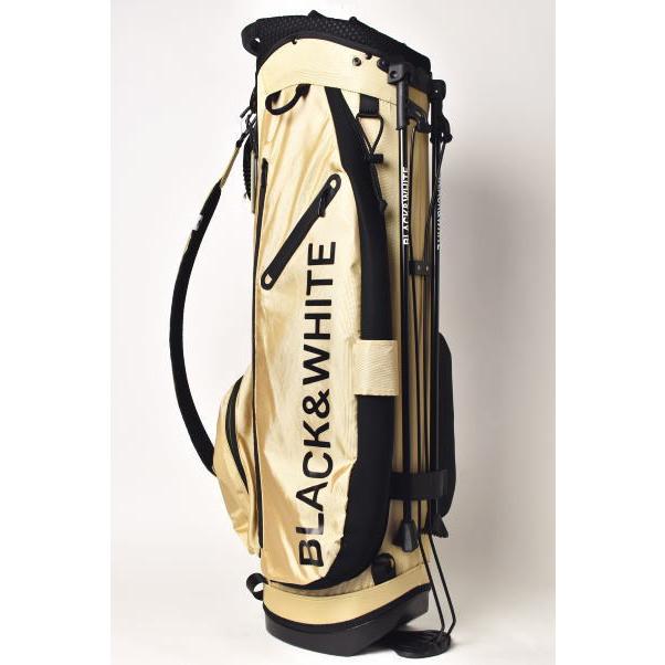 30％OFFセール！ ブラック＆ホワイト Black&White ゴルフ 2022春夏新作 ユニセックス メンズ レディース キャディバッグ 