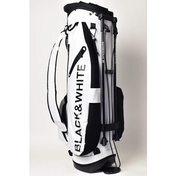 30％OFFセール！ ブラック＆ホワイト Black&White ゴルフ 2022春夏新作 ユニセックス メンズ レディース キャディバッグ 