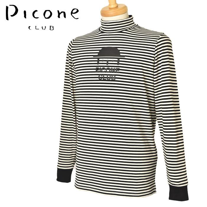 【新品未使用 ピッコーネクラブ】機能素材使用ピコ総柄長袖ハイネック3号 STUDIO PICONE 50％OFFセール！ ピッコーネ クラブ CLUB ゴルフ