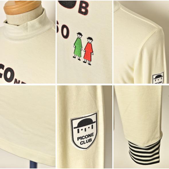 新品 PICONE CLUB ハイネック シャツ LL STUDIO PICONE（スタジオピッコーネ） 50％OFFセール！ ピッコーネ