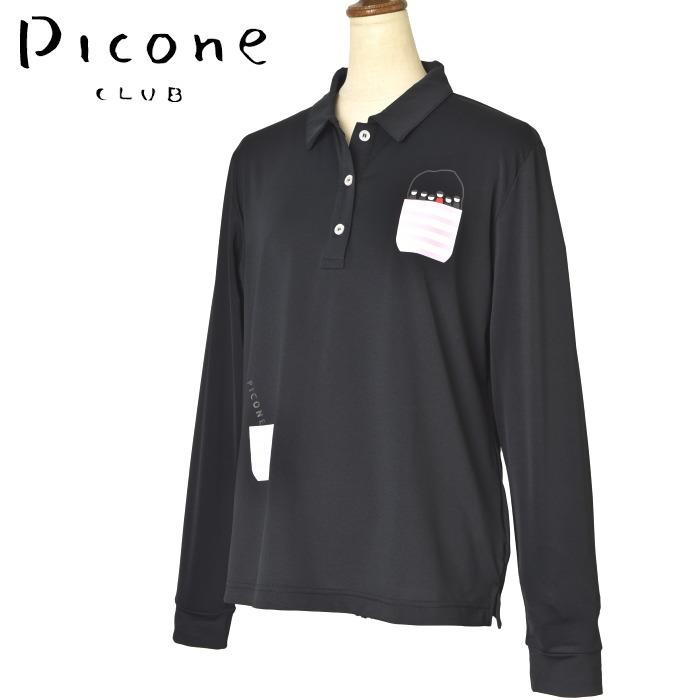 50％OFFセール！ピッコーネ クラブ PICONE CLUB ゴルフ 2024春夏新作 レディース 長袖ポロシャツ 服 ゴルフウェア Picone CLUB（ピッコーネクラブ） 50％OFFセール！ ピッコーネ クラブ