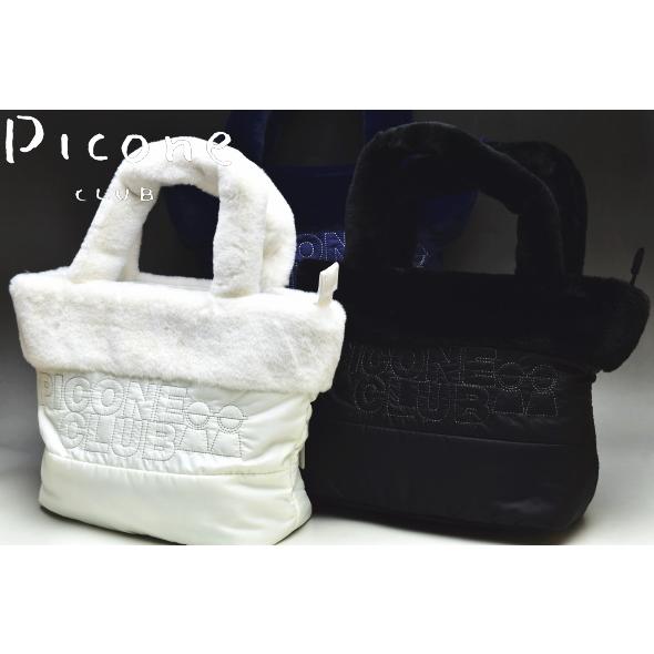 ピッコーネ クラブ PICONE CLUB ゴルフ 2024秋冬新作 レディース ファー×中綿カートバッグ STUDIO PICONE（スタジオピッコーネ） ピッコーネ クラブ PICONE CLUB