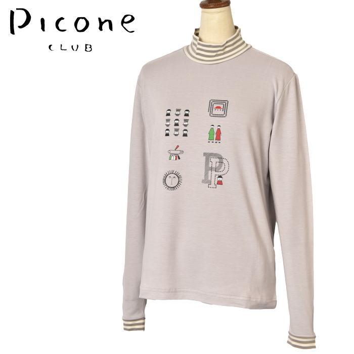 新品 PICONE CLUB ハイネック シャツ LL ハイネックシャツ レディース ピッコーネクラブ PICONE CLUB