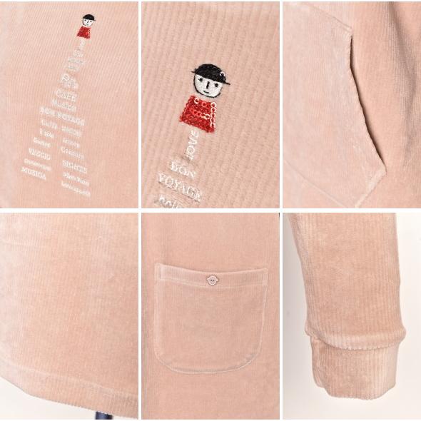 50％OFFセール！ピッコーネ クラブ PICONE CLUB ゴルフ 2024秋冬新作 レディース フーディーパーカー コーデュロイチュニック 服 ゴルフウェア Picone CLUB（ピッコーネクラブ） 50％OFFセール！ ピッコーネ クラブ