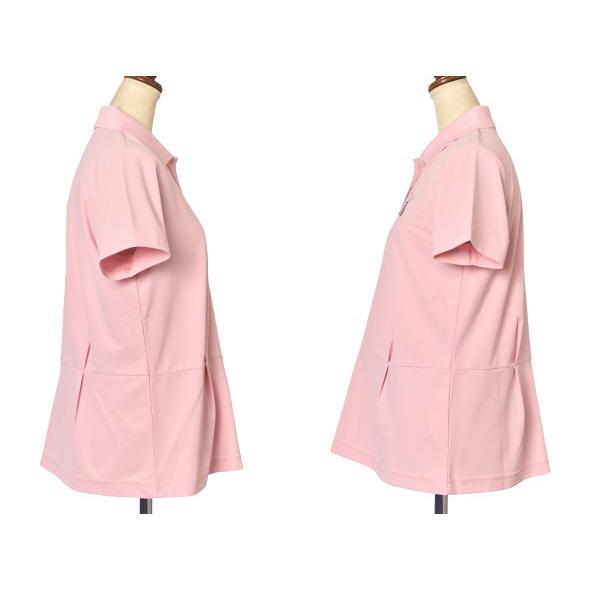 50％OFFセール！ ピッコーネ クラブ PICONE CLUB ゴルフ 2025春夏新作 レディース 半袖ポロシャツ 服 ゴルフウェア アウトレット_5