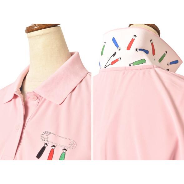 50％OFFセール！ ピッコーネ クラブ PICONE CLUB ゴルフ 2025春夏新作 レディース 半袖ポロシャツ 服 ゴルフウェア アウトレット_6