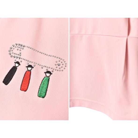 50％OFFセール！ ピッコーネ クラブ PICONE CLUB ゴルフ 2025春夏新作 レディース 半袖ポロシャツ 服 ゴルフウェア アウトレット_8