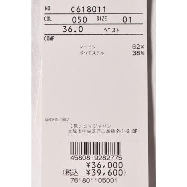 ピッコーネ クラブ PICONE CLUB ゴルフ 2026秋冬新作 レディース ジップアップニットベスト 服 ゴルフウェア | Picone CLUB | 10