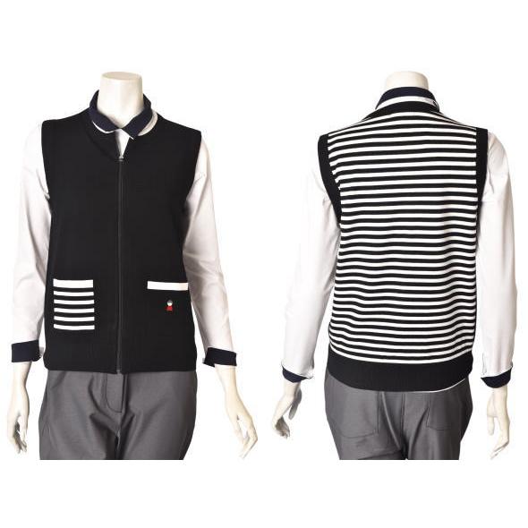 ピッコーネ クラブ PICONE CLUB ゴルフ 2026秋冬新作 レディース ジップアップニットベスト 服 ゴルフウェア | Picone CLUB | 03