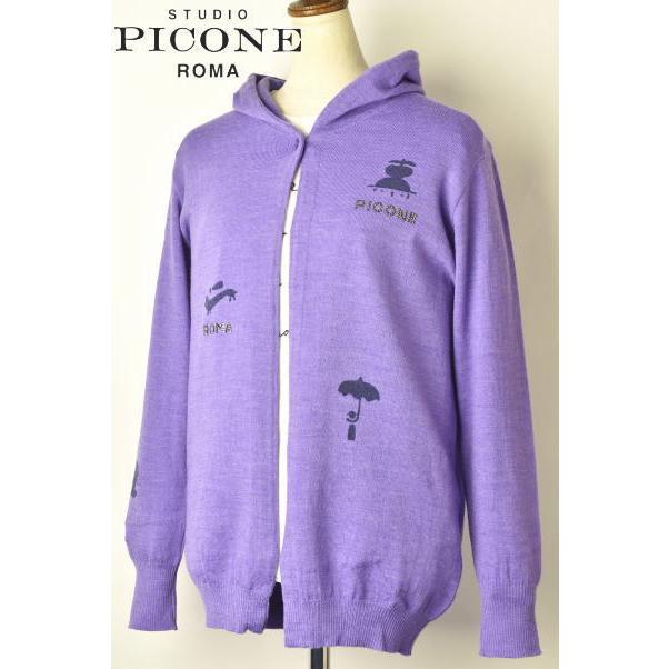 最高級 スタジオ フード付きカーディガン レディース 秋冬アイテム Roma Picone Studio ピッコーネ スタジオ 50 Offセール 送料無料 ピッコーネ カーディガン ボレロ