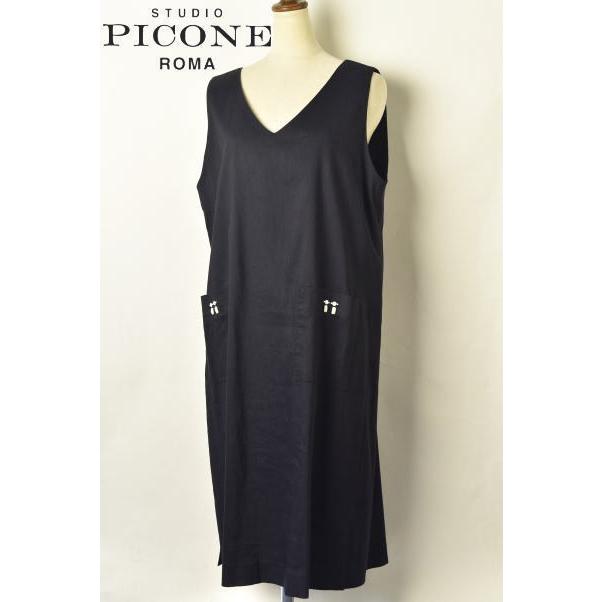 値下げ事業 40 Offセール スタジオ ピッコーネ Studio Picone Roma 21春夏新作 レディース ノースリーブvネック ワンピース 直送商品 Www Superavila Com