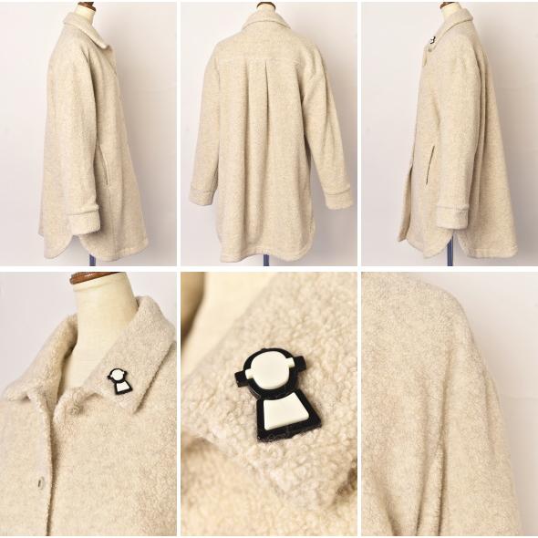 50％OFFセール！スタジオ ピッコーネ STUDIO PICONE ROMA 2024秋冬新作 レディース ロングブルゾン ボアコート STUDIO PICONE（スタジオピッコーネ） 50％OFFセール！ スタジオ