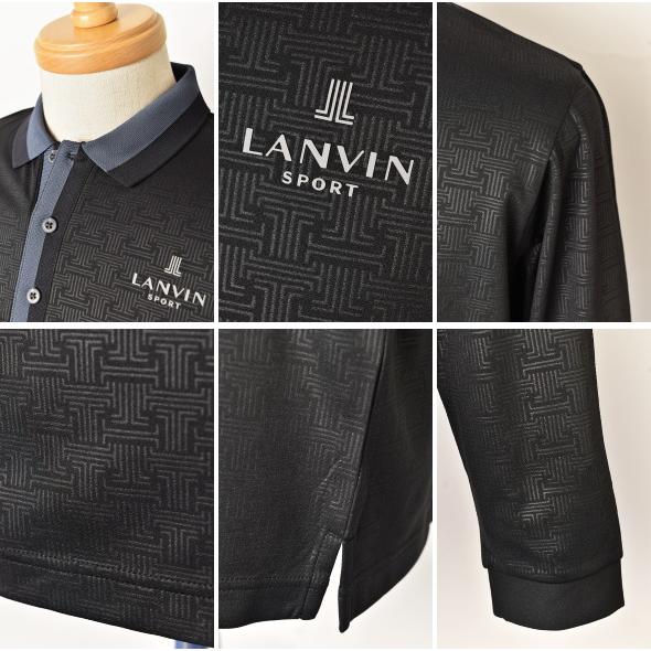 ランバン スポール LANVIN SPORT 長袖ポロシャツ　サイズ44 LANVIN SPORT セール 公式 ランバン スポール 長袖ポロシャツ