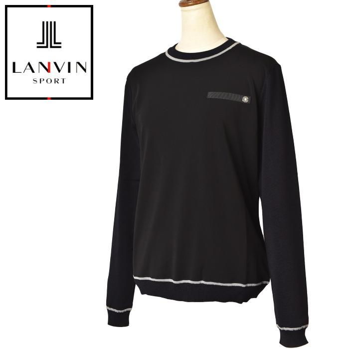 LANVIN SPORT ランバンスポールダンボールニットスウェットゴルフ