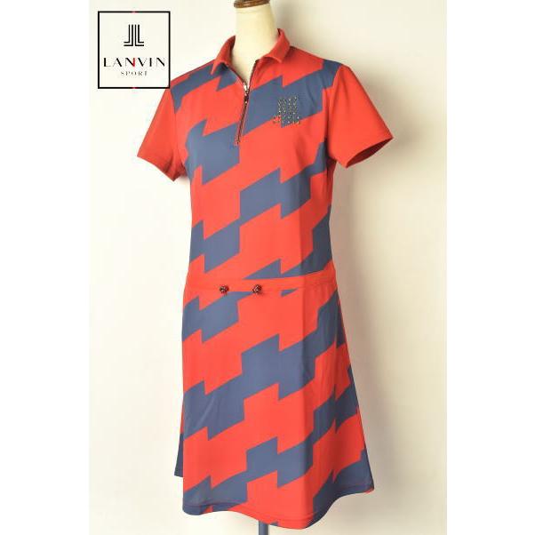 肌触りがいい ランバン スポール ゴルフ Lanvin Sport 21春夏新作 レディース 半袖ハーフジップワンピース 在庫有 Cepici Gouv Ci