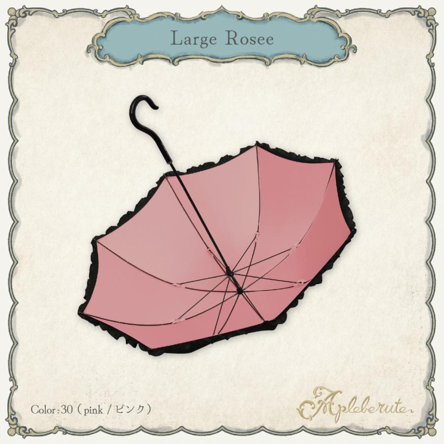 Rose Blanc(ロサブラン) / 100％完全遮光 晴雨兼用 日傘 ダブルフリル
