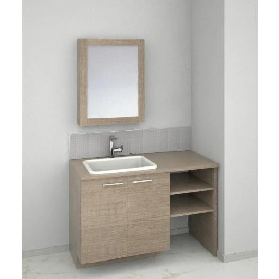 TOTO ドレーナ LDSZB120BE1L626 2枚扉間口調整棚 LMZB060G4MGG16 木枠