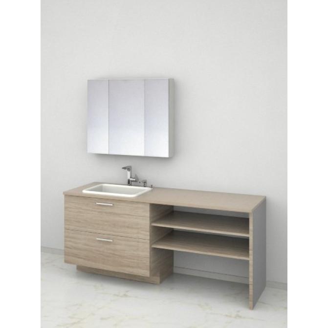 Naze　オーダー（2台分） TOTO ドレーナ LDSZB180BF1N828(2段間口調整棚/回避無/除菌)+