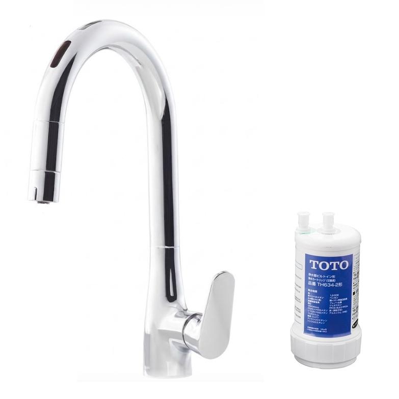TOTO TOTO TKG206B0J グースネック水栓RF タッチレスタイプ 浄水：兼用