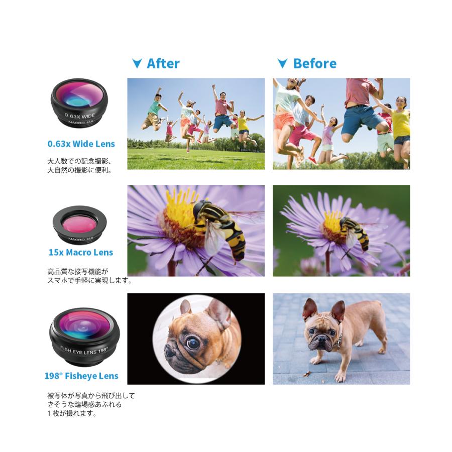 ActyGo スマホレンズ4点セット 高品質HD18X望遠付き Bluetooth ActyGo スマホレンズ4点セット 高品質HD18X望遠付き Bluetooth